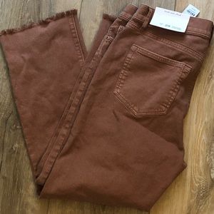 Loft Flare crop jean